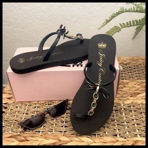 ✨NWB✨Juicy Couture Flip Flop Rubber Sandals 🌸
